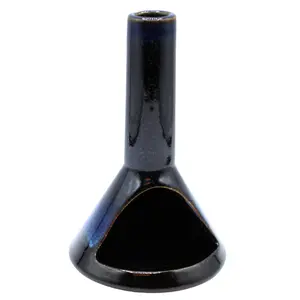 Blue Ceramic Chimney Burner