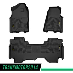 Car Floor Mats Fit For 2019-2024 Dodge Ram 1500 Crew Cab New Body (NOT Classic Models) Without Storage Upgraded Version