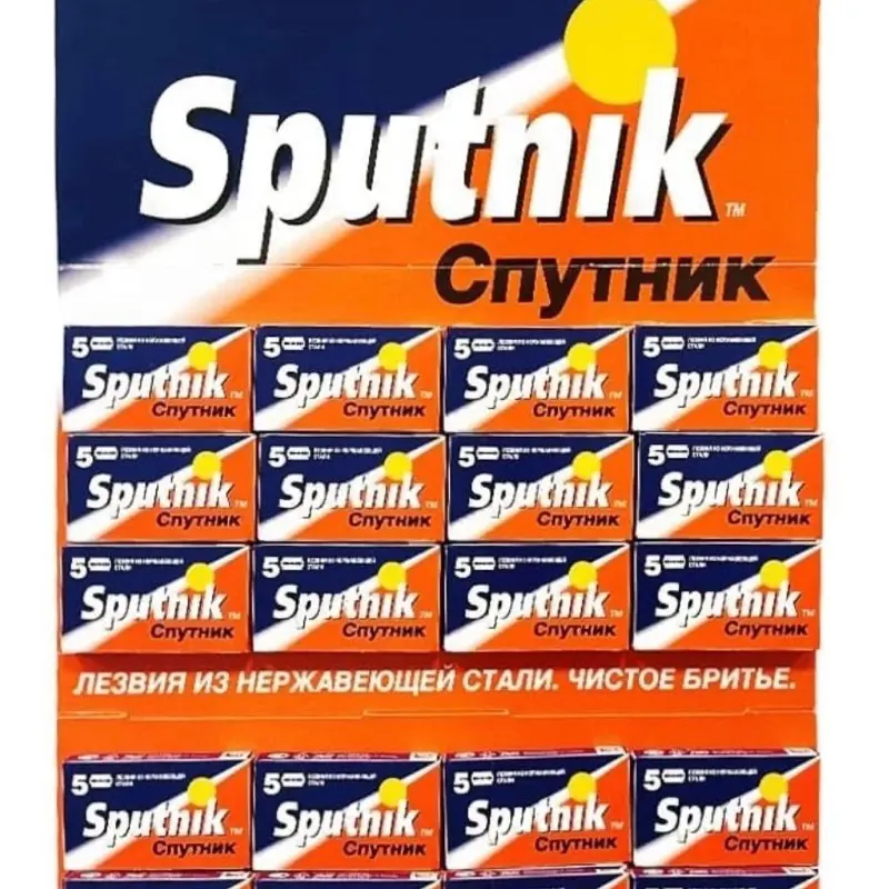 100 shaving blades pack Sputnik Cnythnk Double Edge Safety Razor Blades vintage for safety razors
