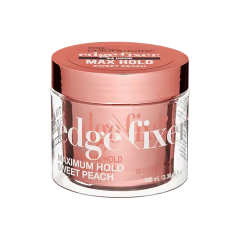 Kiss Colors & Care Edge Fixer Gel - Sweet Peach | Edge Control, Baby Hair Gel, Maximum Hold, 100 ml, Hair Care