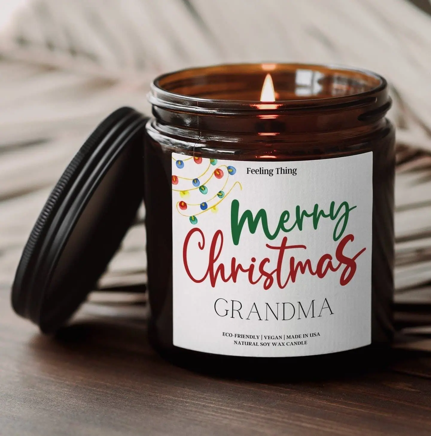 Christmas Gift For Grandma, Merry Christmas Grandma Candle, Christmas Grandma Gift , Gift Idea for Grandma, Best Grandma Ever