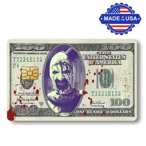 Terrifier Halloween Card Decal Credit Card Cover Vinyl Skin Sticker for Protection