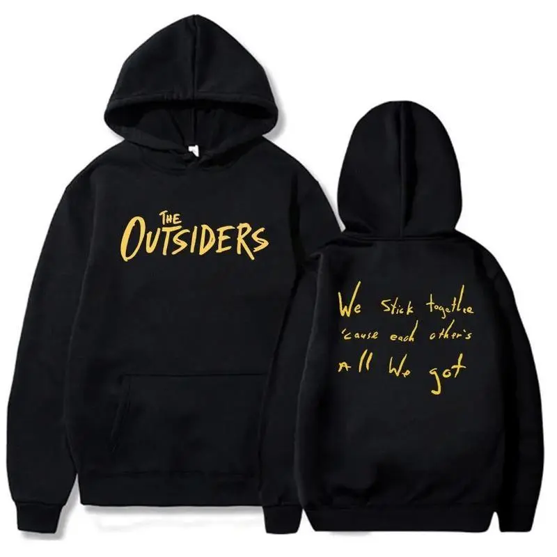 [graphic hoodies]The Outsiders Graphic Hoodie, Sweatshirt and T-Shirt, Winter Streetwear for Women & Men
