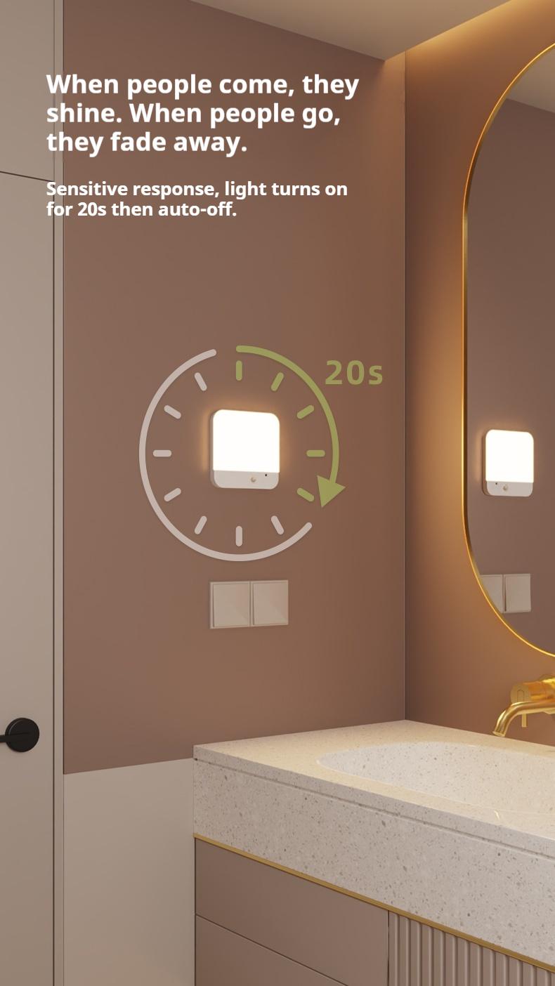 Rechargeable Motion Sensor Ceiling Light with Remote Wireless Battery Operated Waterproof for Bathroom Stairs Hallway Garage Shed Motion Sensor Functionality & Versatile Usage