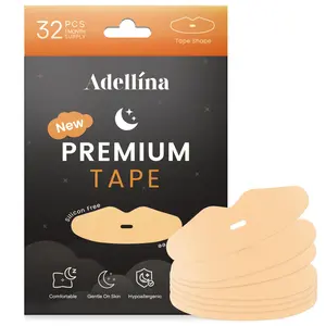 Adellina Premium Sleep Tape 32pcs - Medical Grade Adhesive Cotton Sleep Mouth Tape Made by Korea