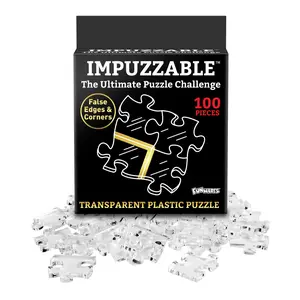 ImPuzzable 100-Piece Crystal Clear Plastic Jigsaw Puzzle ImPuzzable 100-Piece Crystal Clear Plastic Jigsaw Puzzle