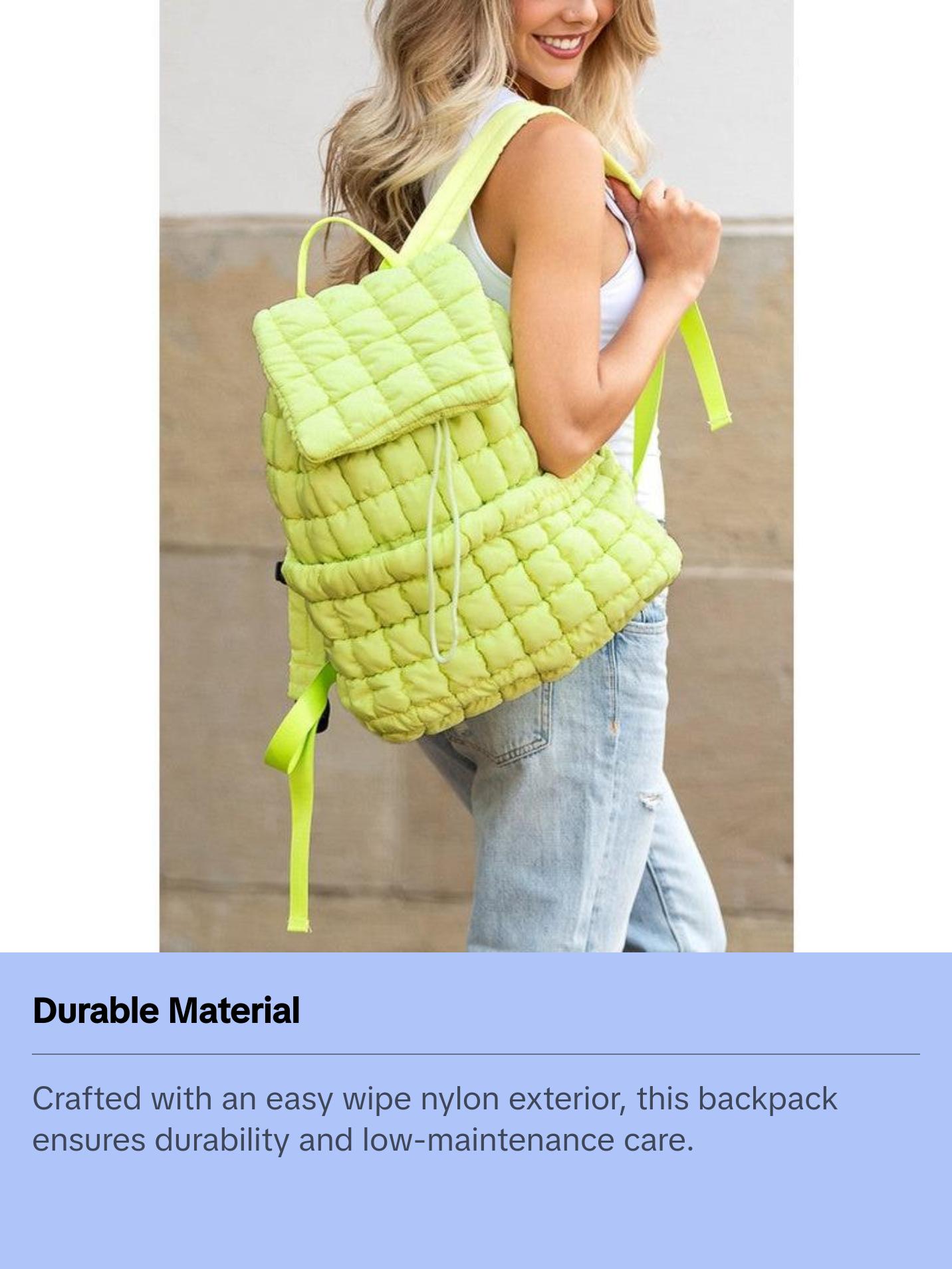 Blake Quilted Puffer Backpack