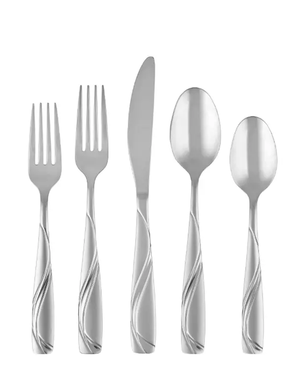 Cambridge Mercado Sand 20-Piece Stainless Steel Flatware Set (Service for 4)