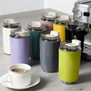 Coffee Mug 240ml Stainless SteelTravel Mug Water Bottle Insulated -Perfect forHot and Cold Beverages-Drinkware