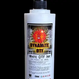 White Dynamite DTF Ink for DTF Printers,Epson Printer, (1) - 250ml bottle. White DTF ink.