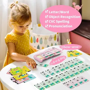 Talking Flash Cards for Toddlers 2-8: Alphabet Learning & Spelling Games with 224 Sight Words - Montessori Sensory Toys for Preschool Boys & Girls, Speech Therapy Toys for Kids with Autism, Ideal Gift