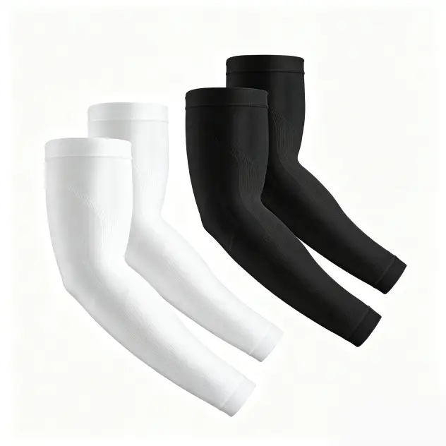 Outdoor Sports Cooling Arm Sleeves with Thumb Hole | UV Sun Protection Compression Arm Sleeves for Men Women, Sun Block Arm Covers for Running Cycling Hiking, Perfect Gift