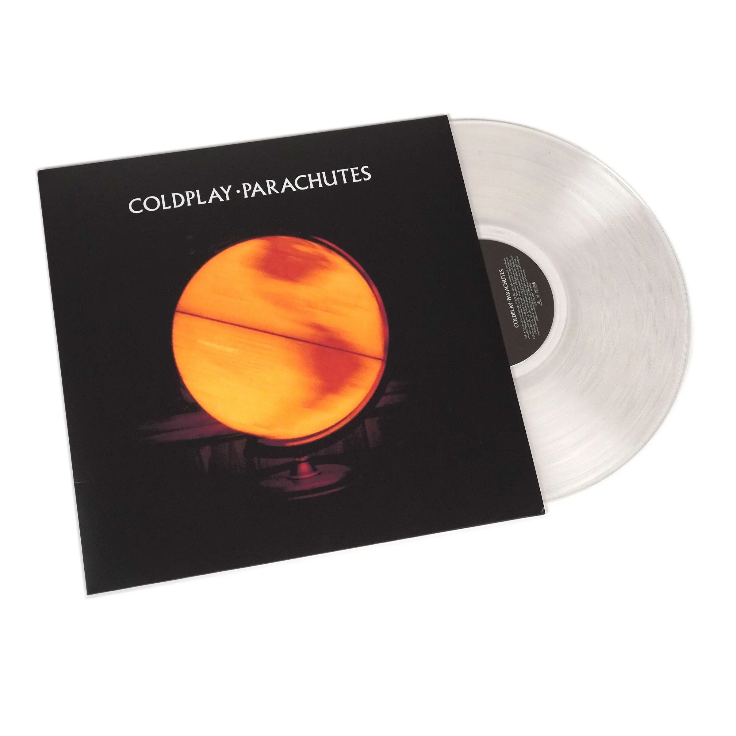 Coldplay: Parachutes Limited Edition Transparent Colored Vinyl LP Record