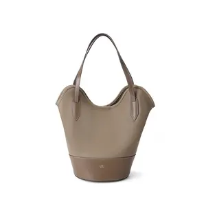 SADI Large-capacity women's vegetable basket-style handbag and single-shoulder bag for going out Soft Leather Tote