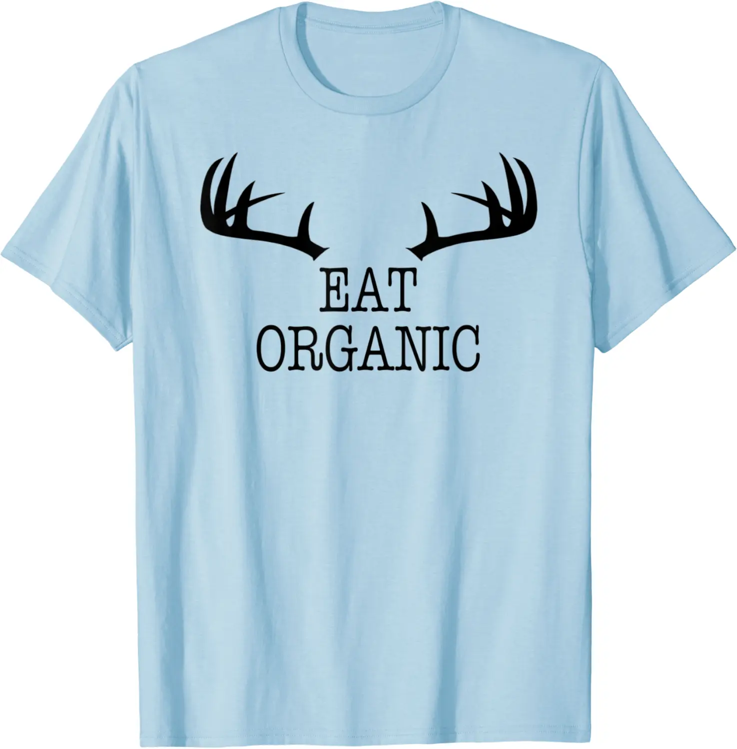 Eat Organic Deer Hunting Season Antler Rack Venison Lover T-Shirt - Antonioja Shop 56B07XF22S2R