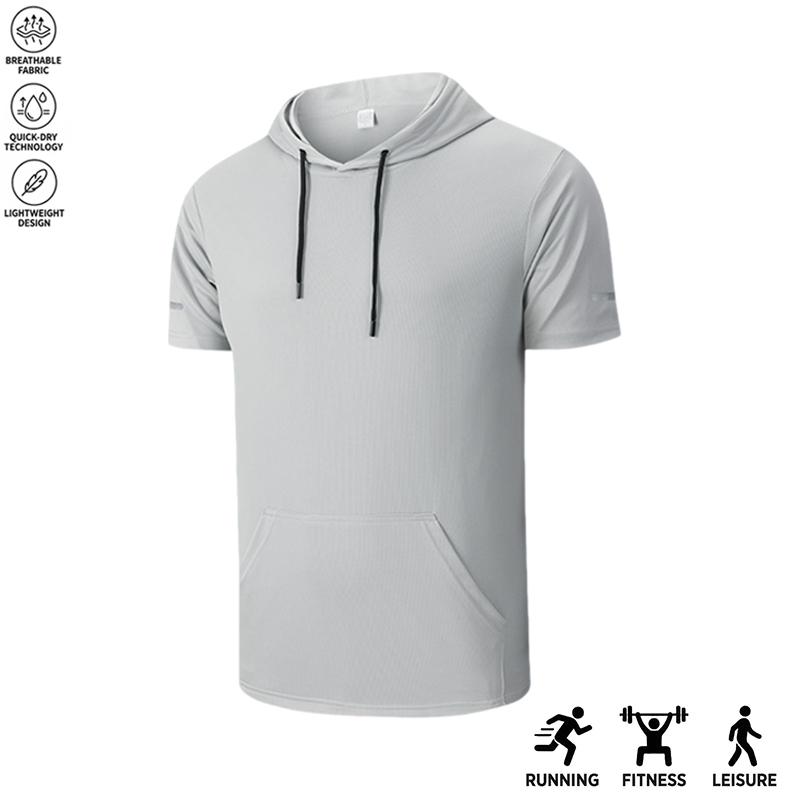 3-Pack Men’s Summer New Quick Dry T-Shirts — Ice Silk Short Sleeve Crew Neck Sports Tees