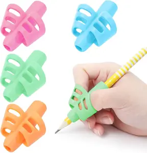 Pencil Grips for  Handwriting, 4 count  Pencil Grippers, Pen Grips Trainer for Beginners