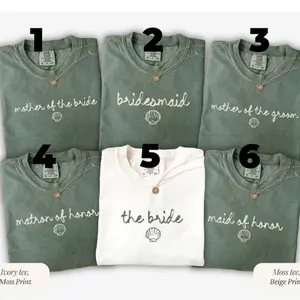 Custom Comfort Colors Beach Bachelorette Shirts, Seashells & Wedding Bells Bachelorette T-Shirt, Last Toast on the Coast Bachelorette Bach Club Tees