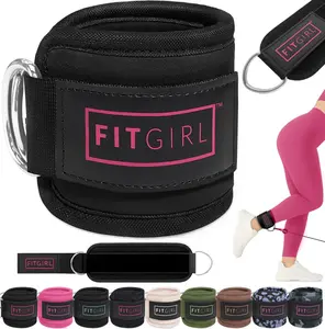 FITGIRL Ankle Strap for Cable Machine – Premium Padded Gym Attachment for Glute & Leg Workouts