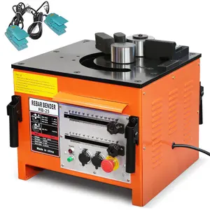 GARVEE 1600W Electric Rebar Bender Machine up to 1 inch with Our Electric Bender - Achieve 0-180° Angles, Operate with Convenient Foot Pedal Switch, and Benefit from Powerful Motor