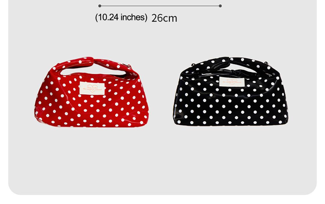 MINISO Polka Dot Lucky Tote Bag, Stylish Versatile Handbag & Crossbody Bag, Trendy All-Match Design with Lucky Element, Large Capacity for Daily Commute Shopping Travel, Lightweight Portable Casual Shoulder Bag for Women  TikTok？