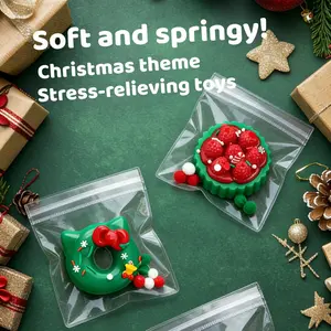 Christmas Squishies - Rebound Stress Relief Toys Cute Squishy Squeeze Toys gifts for kids,Christmas gifts,decorative ornaments soft quick rebound