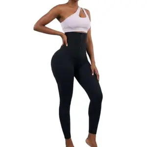 QOU jumpsuit waist band tummy bridle,Womens Compression Jumpsuit Tummy Control Waist Trainer Full Body Shaper Zip Up Activewear Yoga Bodysuit Slim Fit Workout Outfit