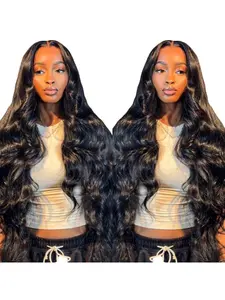 Glueless Wigs Human Hair Pre Plucked PreCut  Wear and Go Wig 180 Density 5x5 Hd Lace Closure Wigs Human Hair Body Wave Hd Lace Front Wigs for Women Frontal Wigs