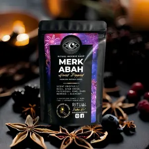 Merkabah Ritual Incense Cones - 12 Cones per Pack
