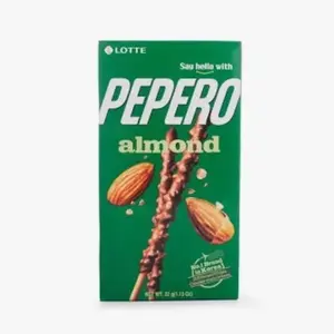 Korean Pepero Almond Chocolate-covered pretzel stick  Sweet Dessert Snack