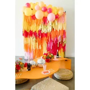 Retro Wave Fringe Backdrop