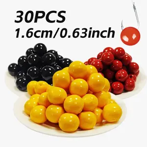 Slow Sinking Fishing Lure Beads, Soft Bait for Carp, Crucian, Grass Carp, Barbel, European Style, Multi-Flavor, Reusable, Pond & Ice Fishing