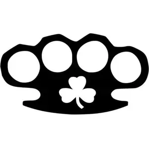 Irish Brass Knuckles Decal Vinyl Car Sticker