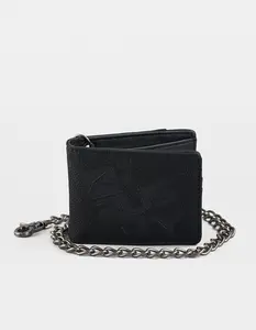 RUSTY  Mens District Chain Wallet, Black