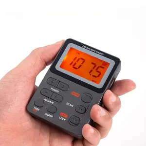 AM/FM Stereo Pocket Radio - Compact Battery-Operated Radio with Earphone, Great Reception for Indoor & Outdoor Use