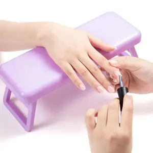 [Dealsforyoudays] Foldable Nail Art Hand Rest, Manicure Cushion Pillow, Arm Rest Holder for Nail Trainer, Nail Salon Tools, Manicure and Pedicure Tools & TikTokShopSummerTurnUp