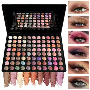 88-shade eyeshadow palette with a rich color range and lower saturation—super friendly for makeup beginners; one palette covers the whole eye look. Perfect for creating refined everyday looks, date looks, and commuter looks—an essential eyeshadow palette