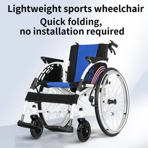 Foldable Backrest and Footrest, No Installation Design, 24 Inch Wheels, 2 Layer Aluminum Ring, Motor-Grade Bearing, Lightweight Walker Rollator with Durable Aluminum for Adult&Senior