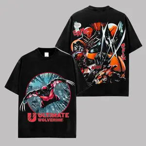 [IG] Ultimate Wolve 'Old Man Logan' Premium Cotton T-Shirt (Made In US), X-Factor MCU Comic Graphic Tee, Super Hero MCU Universe Comics Book Fans Shirt, Comic Book Outfit, Gift For Hero Fans