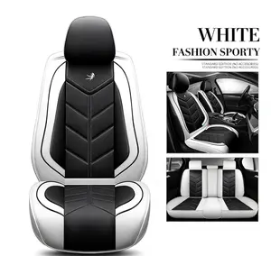 5-Seat Universal Leather Car Seat Covers - Soft, Protective Car Interior Accessories