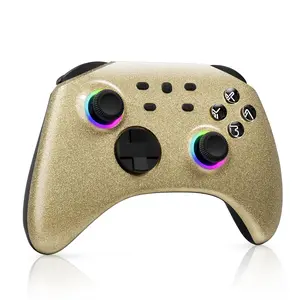 Controller Compatible with  /OLED/Lite Steam Deck, Pro Controller with Turbo, Motion, Vibration, Wake-Up, Headphone Jack and Dynamic Joystick RGB Lighting