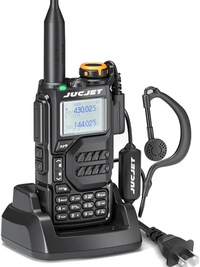 Bike Ride Essentials! JUCJET Walkie Talkie with Earpiece, Hands-Free Two Way Radio for Cycling & Offroad Adventure, [2026] Viral Gear, Fast US Shipping