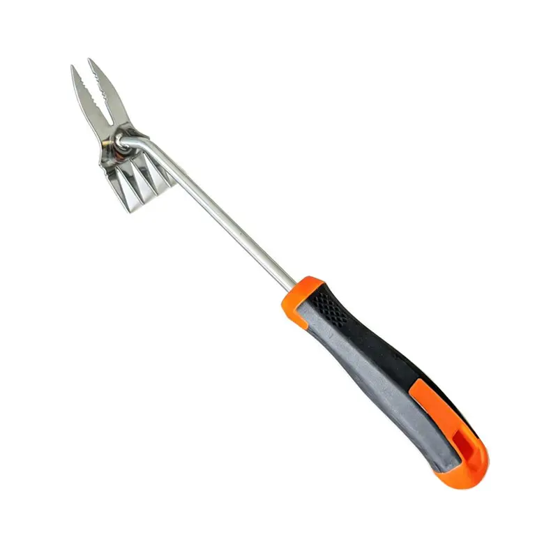 Garden Weeding Multi-Tool Set - Heavy Duty Stainless Steel Weed Puller, Rake, Small Shovel, Grass Removal Hook for Flower Bed Clearing, Garden Care (Easily Removes Dandelions, Sports & Outdoor Camping & Hiking Knives & Tools), Deep Root Removal, Standard