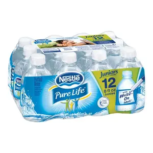 Nestle 9329491 8 oz Pure Life Bottled Water, 12 Per Pack - Pack of 2