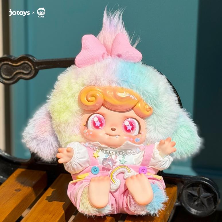 JOTOYS Q.kid Rainbow Candy Puppy 400% Large Collectible Figure Blind Box (Only one) JOTOYS Q.kid Rainbow Candy Puppy 400% Large Collectible Figure Blind Box (Only one)