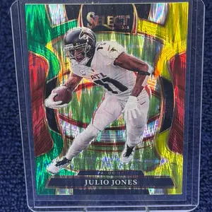 2025 Panini Select Julio Jones #49 Green And Yellow  Concourse Football Card
