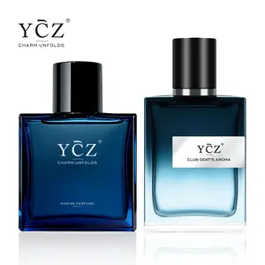 YCZ Classic Fragrance Ensemble - Iconic Gentlemen's Set with Marine & Club Gent's Aroma Long-lasting Liquid Scent for All Occasions Citrus Musk Amber Top Selling Item Trending Now Bold Arabian Perfume Eau De Parfum Spra Aromatic Amberwood#Summervibesy
