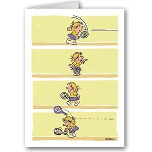Stonehouse Collection | Hilarious Tennis Note Card Set | Perfect for Tennis Lovers, Coaches, and Players | 10 Blank Cards with Envelopes | Funny Tennis-Themed Greetings for Birthdays, Thank Yous, and Just Because