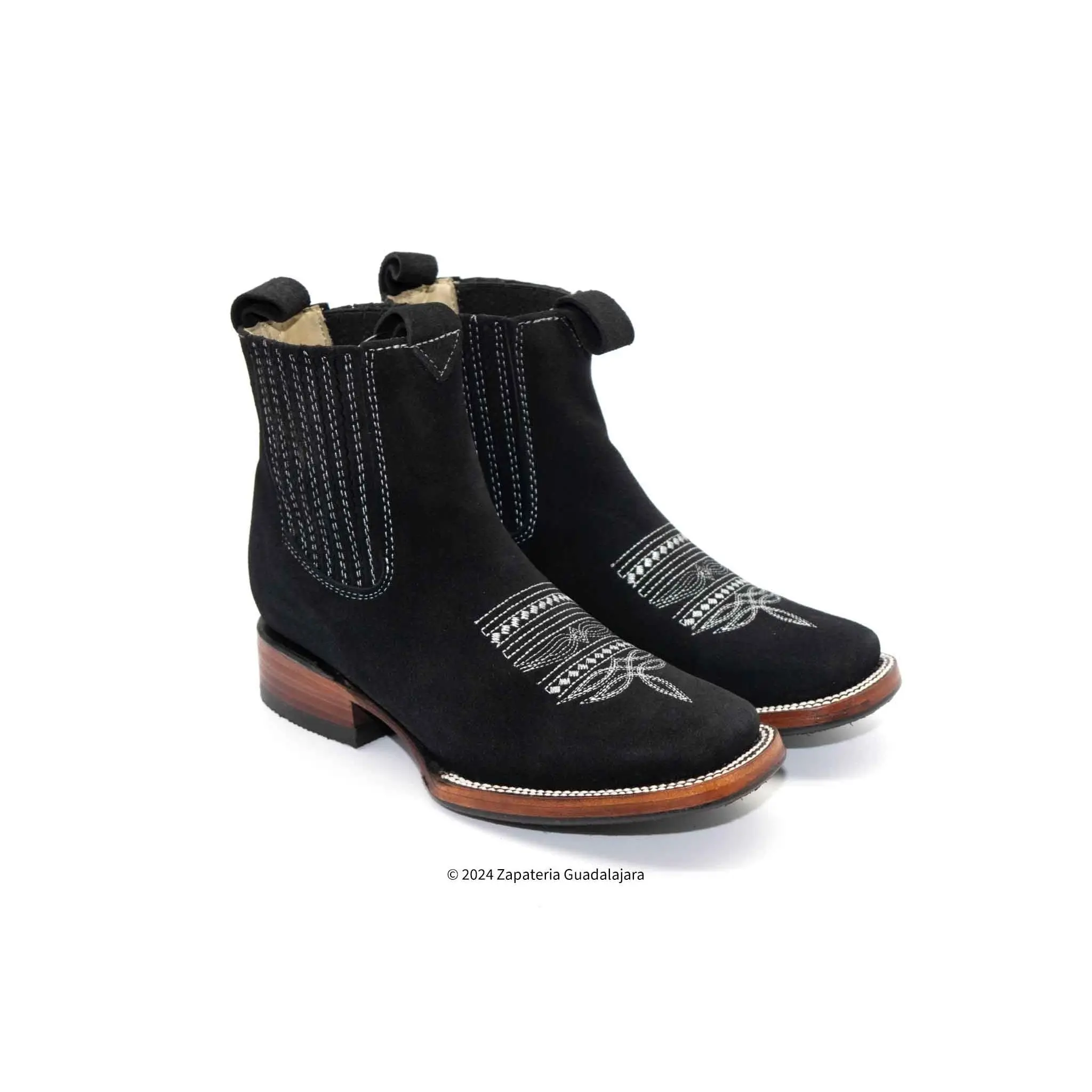 JB723D LADIES SHORT RODEO BLACK BOOTIE