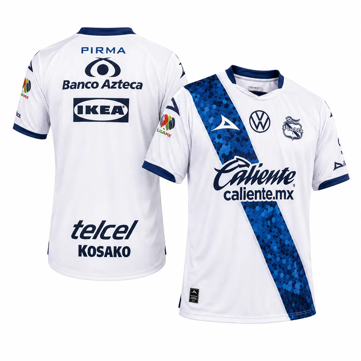 Puebla Style Home Soccer Shirt 2023/2024, Lightweight Short Sleeve Football Jersey, Game Day Fan Apparel, Men S-5XL